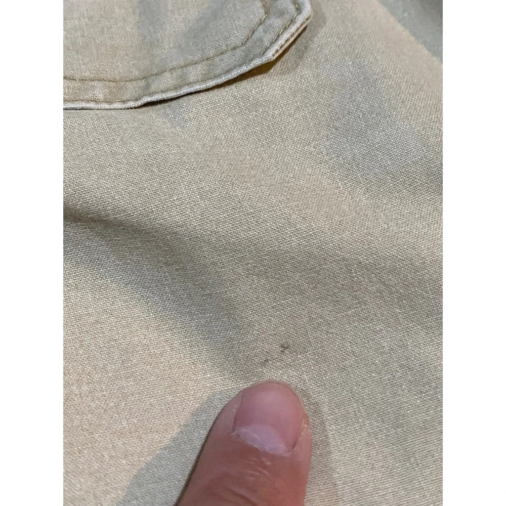 L.L. Bean Natural Fit Mens Cargo Pants Khaki Tan 40x30 Cotton 191818